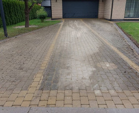 Trinkelių valymas - Profesionalus Trinkelių, Fasadų, Stogų plovimas, impregnavim - 2