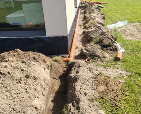 Pamatų šiltinimas drenažo ir kiti darbai / Pamatai / Darbų pavyzdys ID 4459758