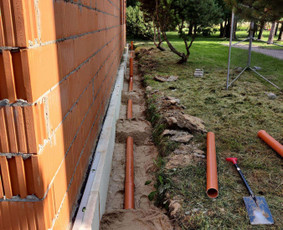 Pamatų šiltinimas drenažo ir kiti darbai / Pamatai / Darbų pavyzdys ID 4459768