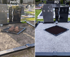 Kapų tvarkymas, priežiūra - Nuolatinė priežiūra, dekoravimas skaldele, borteliai - 1