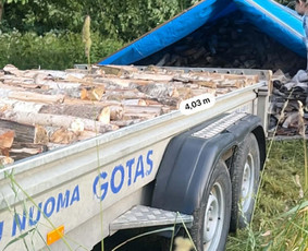Buitinės paslaugos - Skaldytos,malkos 3 m3 Vilniuje - 1