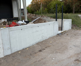 Statybos, apdaila - Atraminės sienelės,betoniniai laiptai,pamatai tvoroms - 3