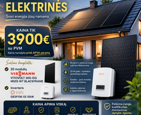 Statybos, apdaila - Saulės elektrinės, kaupikliai, rangovo aktai - 1
