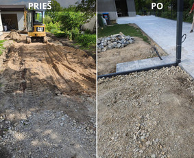 Statybos, apdaila - Žolės pjovimas trimeriu - 1