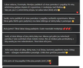 Matematikos korepetitoriai - Matematikos korepetitorė Ib, 9-12kl, eksternai, Vbe - 1