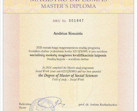 Mokymai, kursai, kalbos - Socialinio darbo seminarai ir supervizijos - 2