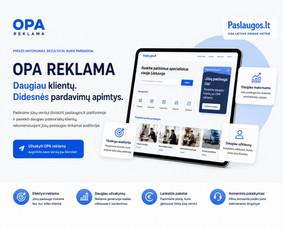 Paslaugos verslui - Interneto svetainių kūrimas, Google, Facebook reklama - 1
