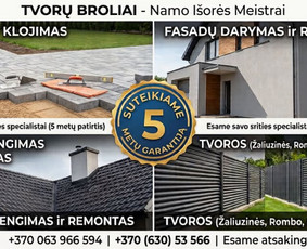 Tvoros, vartai, montavimas - Įvairių tvorų/vartų gamyba, montavimas - 1