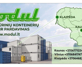 Nuomos paslaugos - Jūrinių konteinerių nuoma ir pardavimas - 1