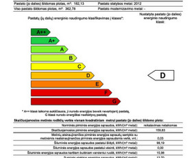 Statybos darbai - Pastatų energinio naudingumo sertifikatai - 1