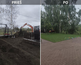 Vejos aeravimas - Apželdinimas,aeravimas, vejos/žolės pjovimas ir kt. - 1