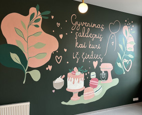 Interjero dekoravimas - Pie&scaron;imas/tapymas ant sienų, murals, pie&scaron;imas ant stiklo - 3