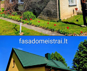 Statybos darbai - Fasadų &scaron;iltinimas, dekoras, klinkeris. Klaipėda. - 2