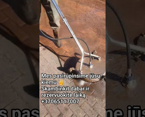 Trinkelių, fasadų, stogų plovimas/atnaujinimas / Vaidas / Darbų pavyzdys ID 4471358