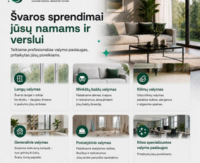 Generalinis, po nuomininkų ir postatibinis valymas Vilniuje / SparkClean / Darbų pavyzdys ID 4471438