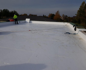 Epdm dangos montavimas, plokščių stogų šiltinimas / Stogų dengimas EPDM / Darbų pavyzdys ID 4471660