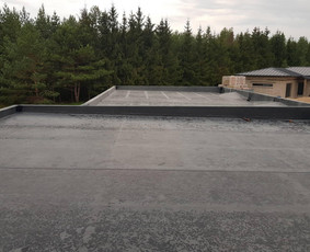 Epdm dangos montavimas, plokščių stogų šiltinimas / Stogų dengimas EPDM / Darbų pavyzdys ID 4471662