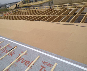 Epdm dangos montavimas, plokščių stogų šiltinimas / Stogų dengimas EPDM / Darbų pavyzdys ID 4471674