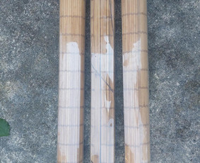 Roletai, žaliuzės, romanetės - Bambukinės žaliuzės 170/130cm - 2