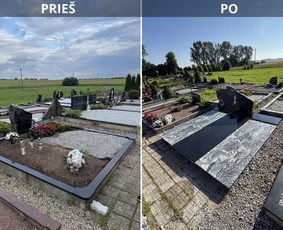 Kapų tvarkymas, priežiūra - Angelų vizija - kapų tvarkymas - 1