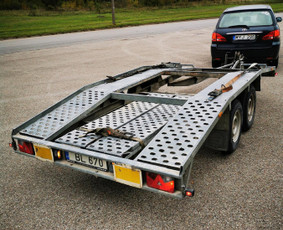 Krovinių pervežimas - Priekaba automobiliui vežti 2.00x4.00 nuoma Utena - 4