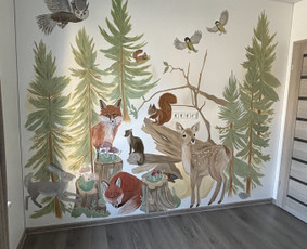 Interjero dekoravimas - Pie&scaron;imas/tapymas ant sienų, murals, pie&scaron;imas ant stiklo - 4