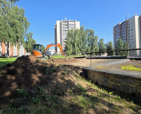 Drenažo įrengimas - Žemės kasimo ir lyginimo darbai - 4