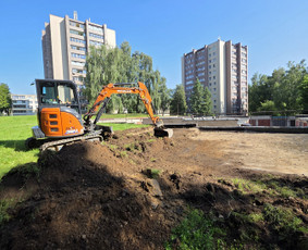Drenažo įrengimas - Žemės kasimo ir lyginimo darbai - 3