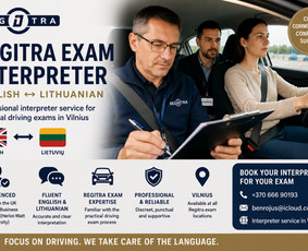 Vertėjai, vertimų biurai - Profesionalus anglų&ndash;lietuvių vertėjas Regitros egzaminui - 1