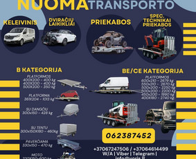 Keleiviniai mikroautobusai - Keleivinis Mikroautobusiukas - Nuoma 8+1 - 2