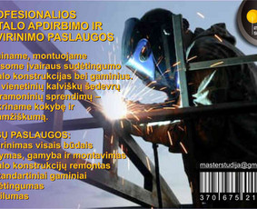 Metalo gaminiai, suvirintojai - Suvirinimo darbai, taisymas, gamyba ir montavimas - 1