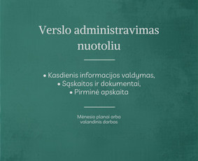 Virtualūs asistentai - Virtuali asistentė administravimas pirkimai procesai - 2