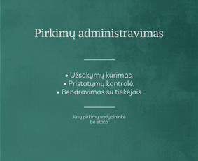 Virtualūs asistentai - Virtuali asistentė administravimas pirkimai procesai - 3