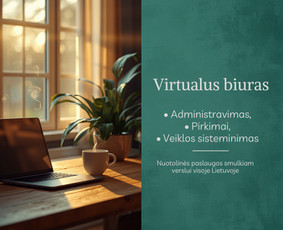 Virtualūs asistentai - Virtuali asistentė administravimas pirkimai procesai - 1