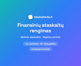 Buhalterio konsultacija - Mb ir UAB apskaita su Ai kokybės kontrole - 3