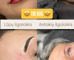 Kosmetologės - Ilgalaikis makiažas / permanentas Kaune - 1