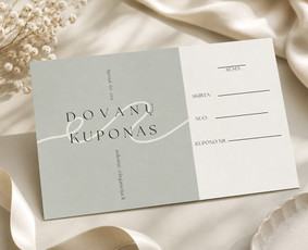 Vizitinių,kuponų kūrimas produktų vizualizacijų kūrimas / Laura K. / Darbų pavyzdys ID 4480756