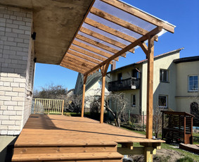 Medžio darbai, staliai - Montuojame terasas, medžio darbai,stogo darbai - 3