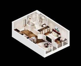 3D interjero, eksterjero vizualizacijos, 3D planai / Kornelijus Daukantas / Darbų pavyzdys ID 4481726