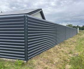 Skardinės tvoros - Skardinių ir segmentinių tvorų gamyba/montavimas - 2