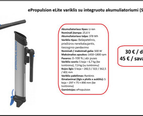 Nuomos paslaugos - Elektrinių valčių variklių nuoma - 2