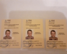 Kvalifikuotas elektrikas.