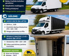 Krovininiai mikroautobusai - Mikroautobusų nuoma Transportavimo paslaugos - 3
