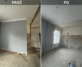 Vidaus apdailos darbai - Griovimas/&scaron;iuk&scaron;lių i&scaron;vežimas - 2