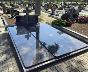 Kapo uždengimas akmens gaminiais - Kapu prieziura restauravimas plokstes dejimas - 1