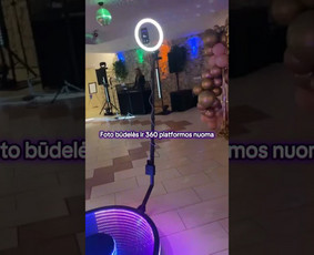 Renginiai, &scaron;ventės - Foto būdelės ir 360 Platformos nuoma - 2