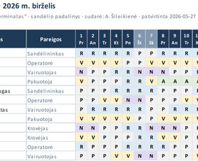 Verslo įrankiai ir automatizavimas: Vvs, ataskaitos, Excel / Matas / Darbų pavyzdys ID 4485810
