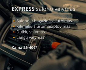 Cheminis salono valymas - "Vakuauto" &scaron;vara Jūsų automobiliui! - 1
