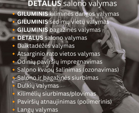 Cheminis salono valymas - "Vakuauto" &scaron;vara Jūsų automobiliui! - 2
