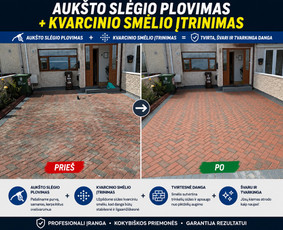 Srautinis valymas - Trinkelių ir kitų pavir&scaron;ių Plovimas - 1